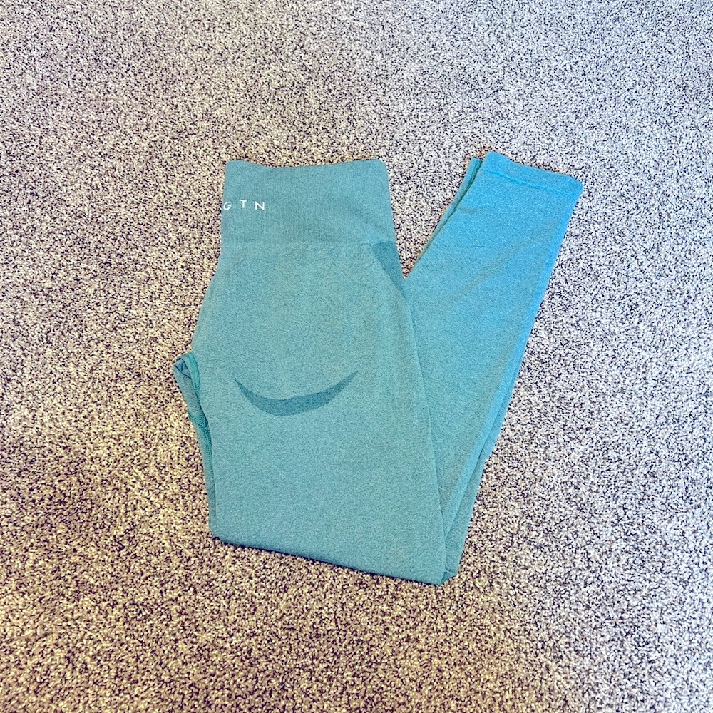NVGTN Teal Leggings High Waist Performance Wear